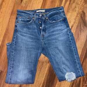Levi Wedgie Straight Jeans